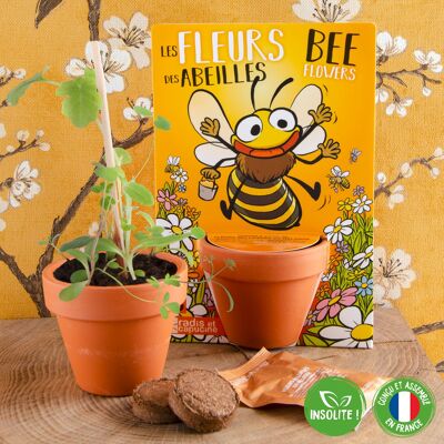 Carte nature - Fleurs des Abeilles à semer