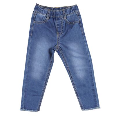 Pantaloni jegging blu da bambina PACOSIK