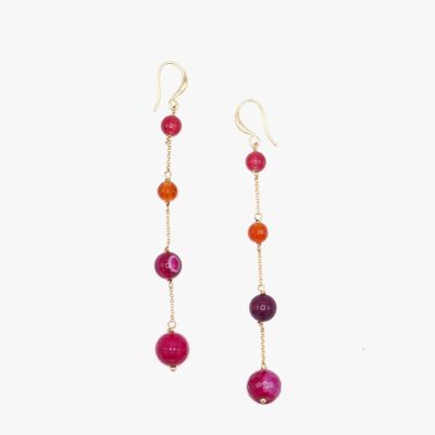 HIDRA earrings (fuchsia)- Sita Nevado