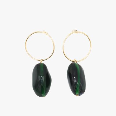 LIRILI earrings (dark green)- Sita Nevado