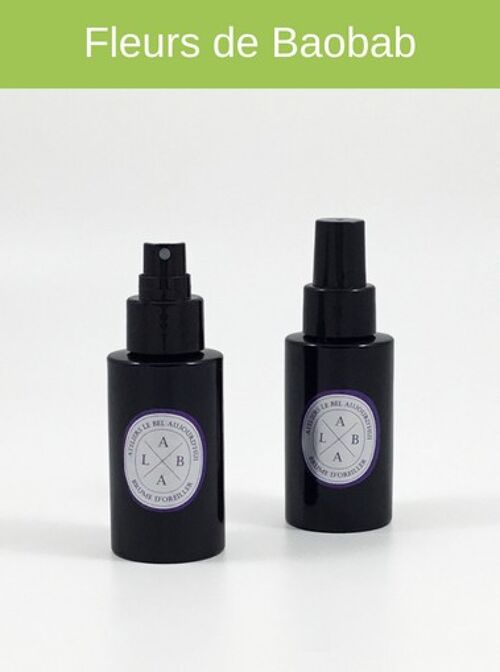 Spray d'ambiance rechargeable 100 ml - Parfum Fleurs de Baobab