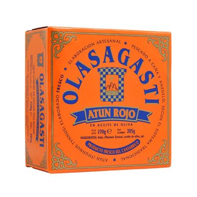 Atún rojo en aceite de oliva - lata 270 gr