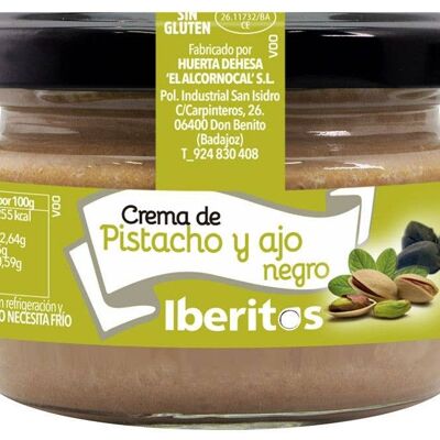 Crema de pistachos y ajo negro - tarro 110 gr