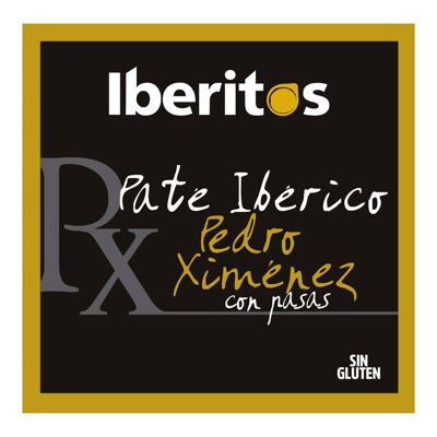 Paté Ibérico al Pedro Ximénez con Pasas - lata 70 gr