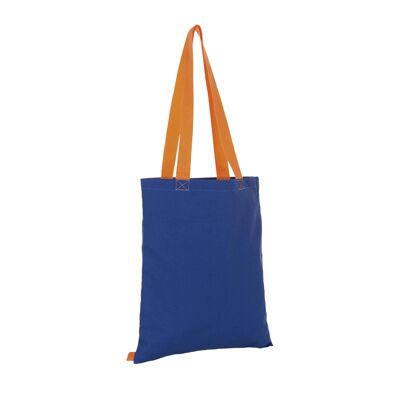 BOLSA DE COMPRA - SOL'S HAMILTON-Azul Royal / Naranja