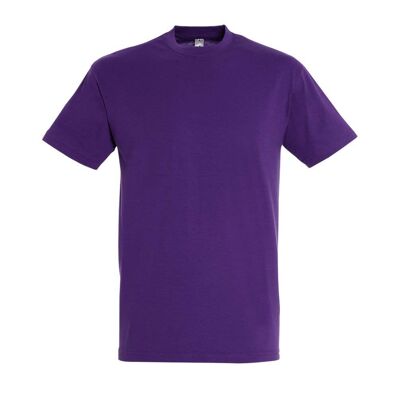 CAMISETA UNISEX CUELLO REDONDO - REGENT-Morado oscuro