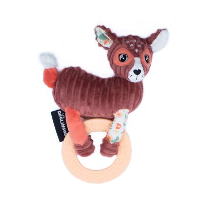 Peluche à machouiller Melimelos la Biche