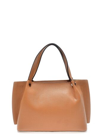 AW22 LV 1689_COGNAC_Sac à poignée supérieure 1