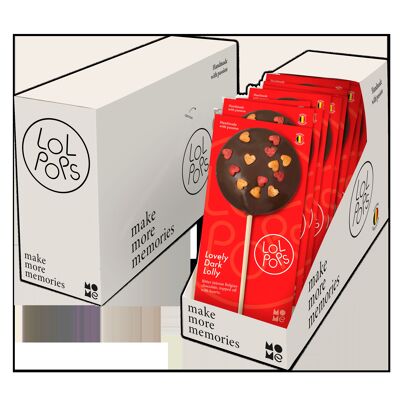 LolPops Chocolate Lolly Dark 48 Einheiten