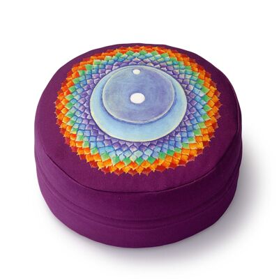 Coussin de méditation Sahasrara | Chakra de la couronne (connectivité) | Mûrier-Midi