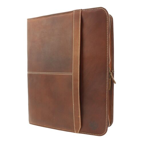 Pull Up Leather Folio Case