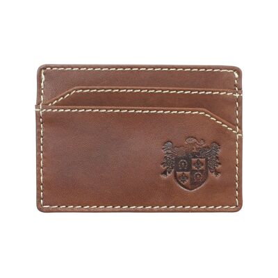 Pull Up Leather Card Holder