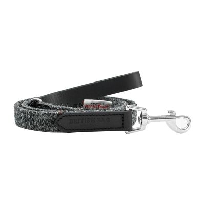 Laisse fine pour chien Berneray grise 15 mm