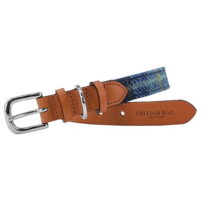25 mm schmales/breites Castlebay Blue Hundehalsband