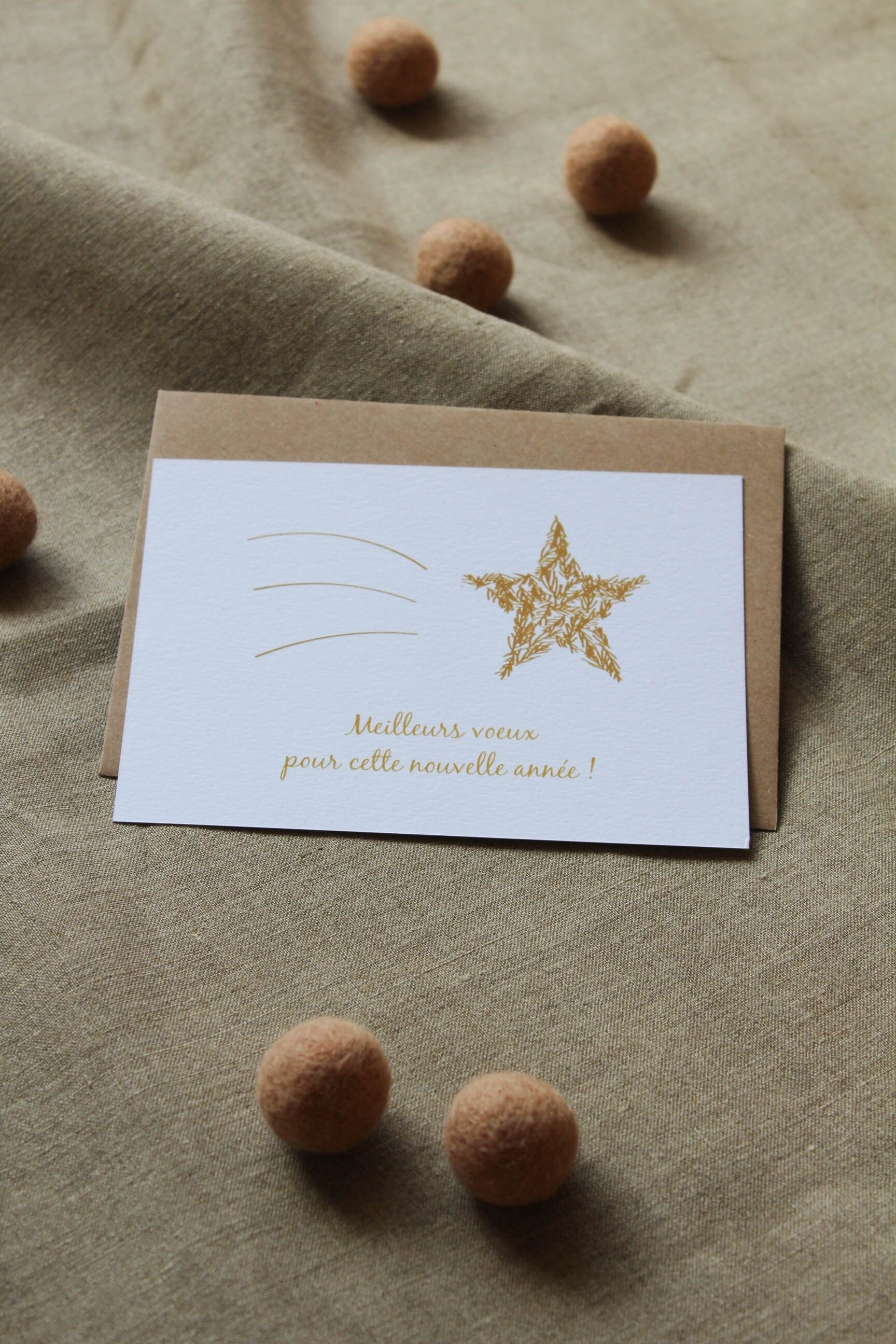 Wunderschöne Neujahrskarte