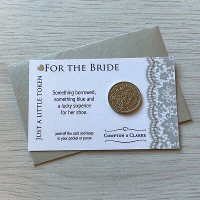 Lucky Sixpence Bridal Charm