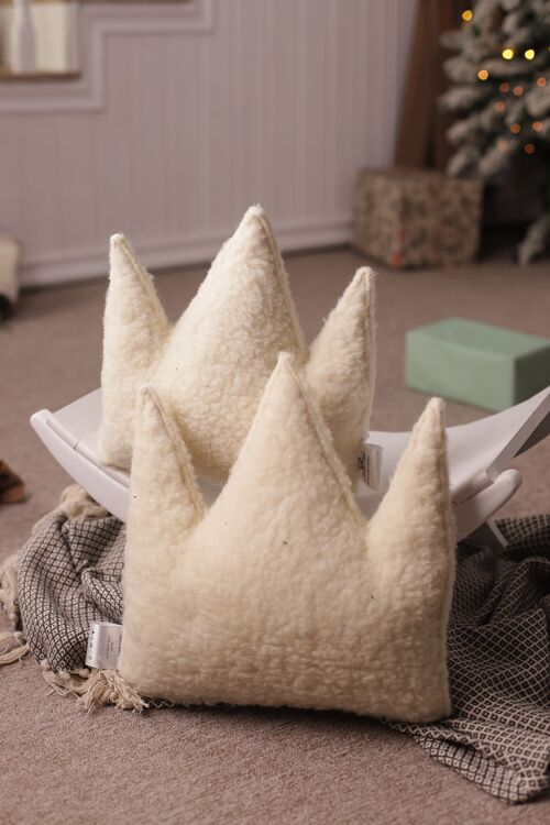 Baby Krone Baby Crown Pillow 100% Wool