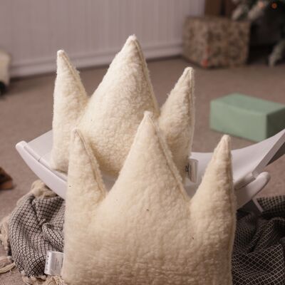 Baby Krone Baby Crown Pillow 100% Wool