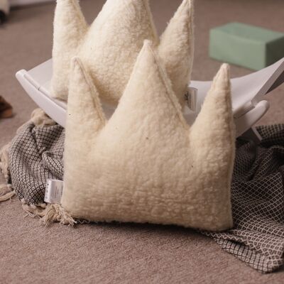 Baby Crown Baby Crown Pillow 100% Wool