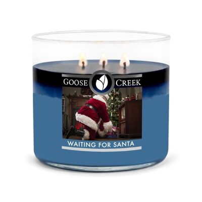 Goose Creek Candle® Esperando a Papá Noel 3 mecha