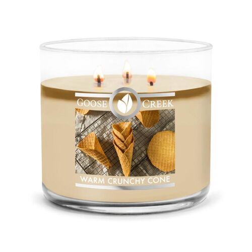 Warm Crunchy Cone Goose Creek Candle®411 gram 3 wick Collection