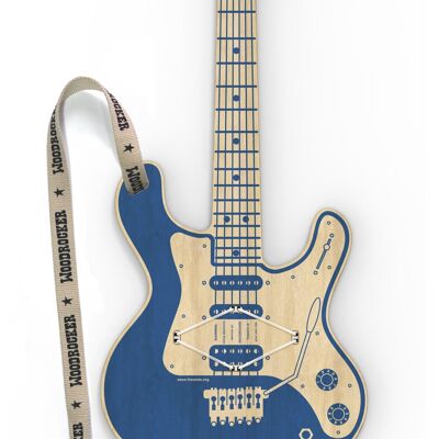 Woodrocker - la guitarra de aire inteligente (azul)