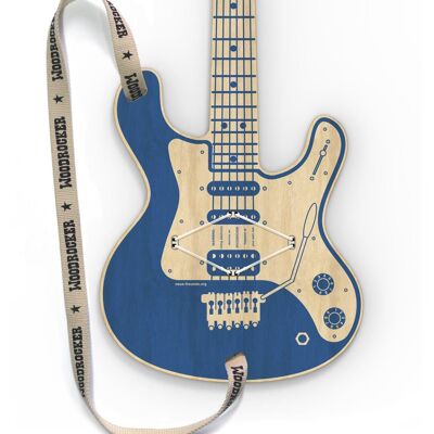 Woodrocker - la chitarra aerea intelligente (blu)