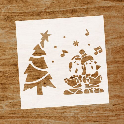 Stencil Villancicos Navidad