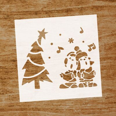 Stencil Christmas Carols