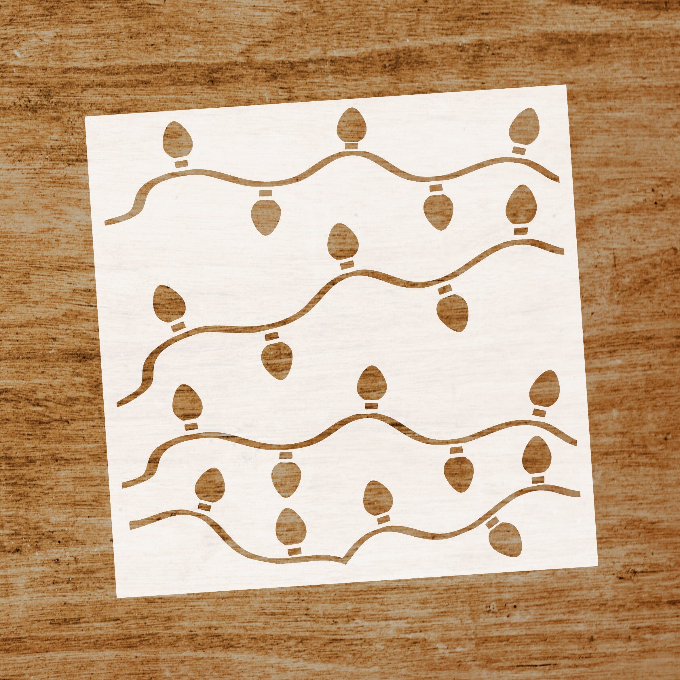 Stencil di luci di Natale