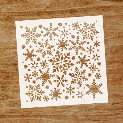 Snowflakes Stencil