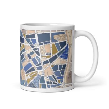 Mug illustré plan du 6ème arrondissement de PARIS 14