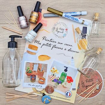 Kit Peinture sur Verre : Mes Petits Flacons Personnalisés 2