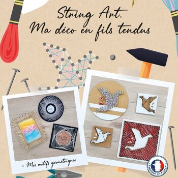 Kit String Art : Ma Déco en Fil Tendu 1
