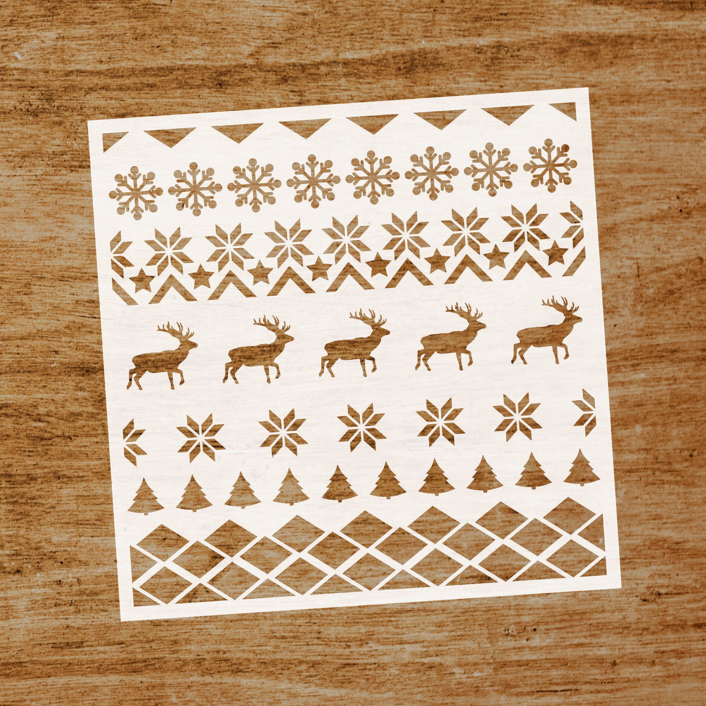 Maglione di Natale Stencil