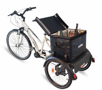 Kit tricycle stable transport de charges : B-Back Box 4