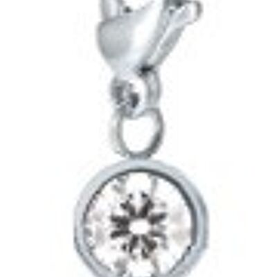 Charm Cosmopolitan with a solitaire stainless steel in the color of your choice
