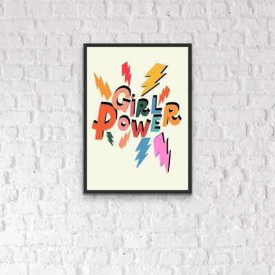 Girl Power , Spice Girls , Féministe , Nursery Art , Kids Room , Art féministe , Impression féministe , Cadeaux pour elle