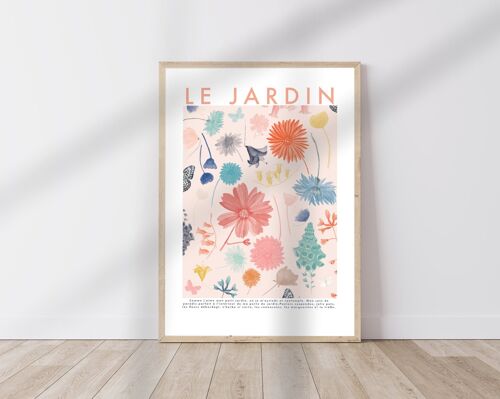Le Jardin , Floral Print , Garden Print , Still Life , Kitchen Print , French Print , Flower , Wall Art , Botanical , Botanical Print ,