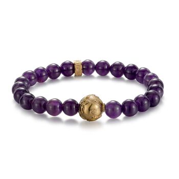 BRACELET PIERRE AMETHYSTE TERRE 1 1