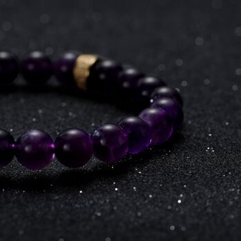 BRACELET PIERRE AMETHYSTE TERRE 1 4