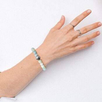 BRACELET PIERRE AMAZONITE TERRE 2