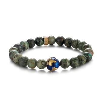 BRACELET PIERRE TURQUOISE VERTE TERRE 1 1