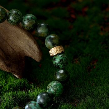 BRACELET PIERRE TURQUOISE VERTE TERRE 1 5