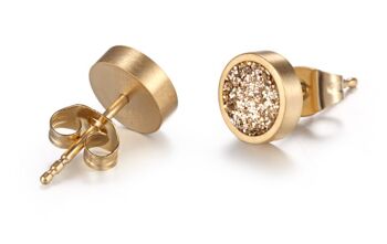 BOUCLE D'OREILLE KOURI GOLDEN STARDUST 1