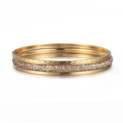 KOURI GOLDEN STARDUST BANGLE SET