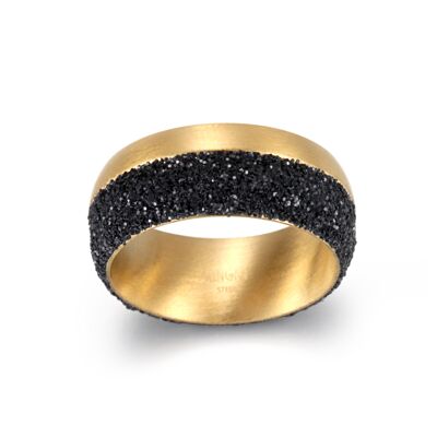 KOURI BLACK STARDUST RING 1