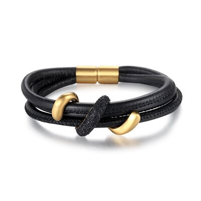 BRACCIALE KOURI POLVERE DI STELLE NERO 1