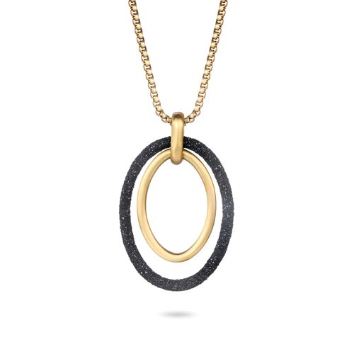 KOURI BLACK STARDUST NECKLACE 2