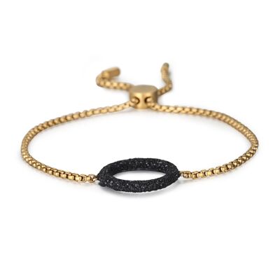 BRACCIALE KOURI NERO STARDUST 2